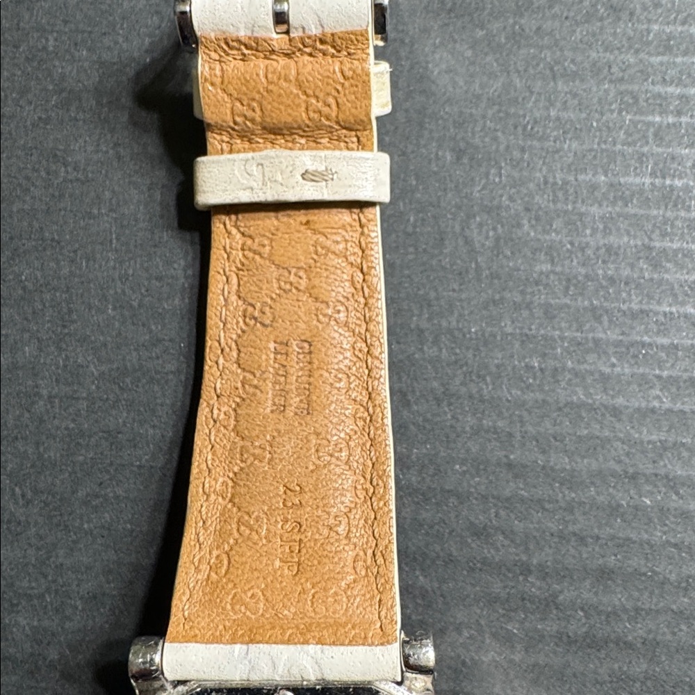 Gucci Silver, White, Mother of Pearl Chronograph Watch - Picture 6 of 7